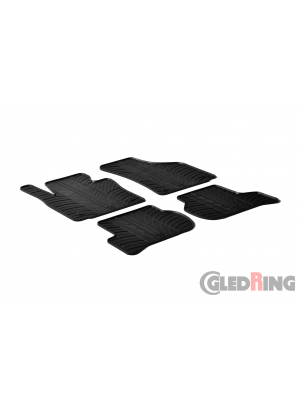 Original Gledring Passform Fußmatten Gummimatten 4 Tlg.+Fixing - Seat Cupra 2005->2013